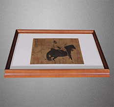 海门书画装裱配框服务案例